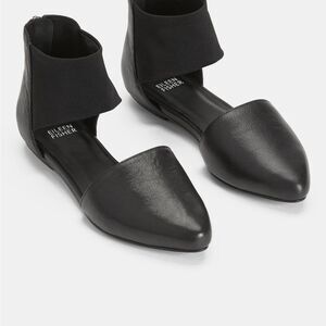 Eileen Fisher Allot Tumbled Leather Flat 7